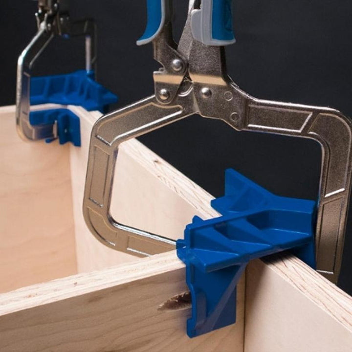 90-degree corner clamp and "T" support | Bowlift
