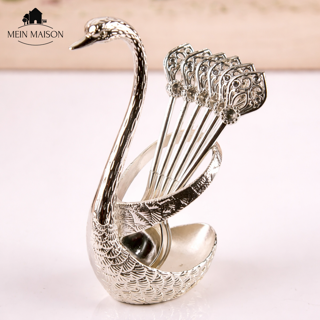 BowLift | SwanLuxe – Enhance coffee experiences with stylish swan-shaped spoons
