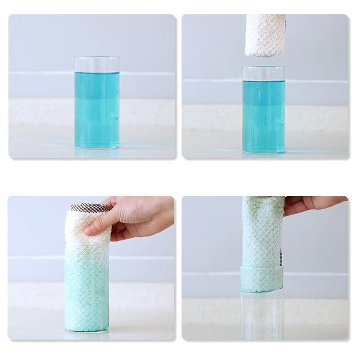 Ultra-Absorbent Microfiber Dishcloths (5 PCs) | Bowlift