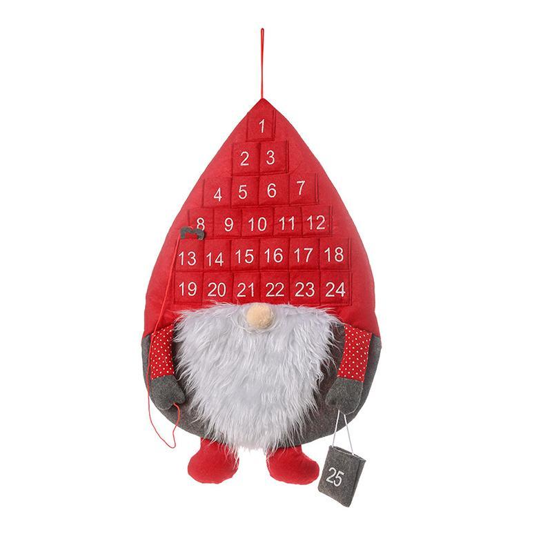 Countdown To Christmas Santa Pendant Advent Calendar | Bowlift