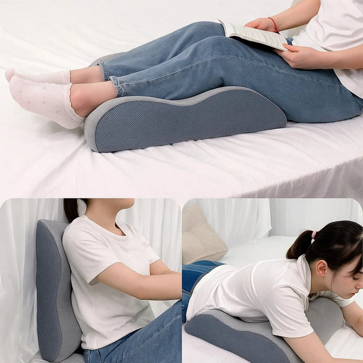 Improve Circulation & Swelling Relief – Memory Foam with Breathable Cover – Tired Legs Support Bowlift