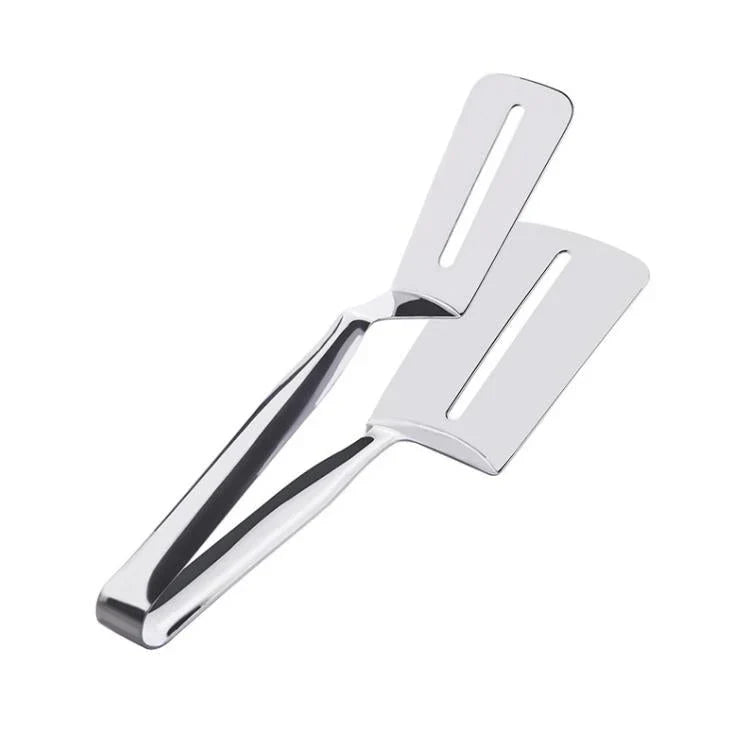 BowLift | Double-sided stainless steel turner with non-slip handle – Ideal for grilling and frying