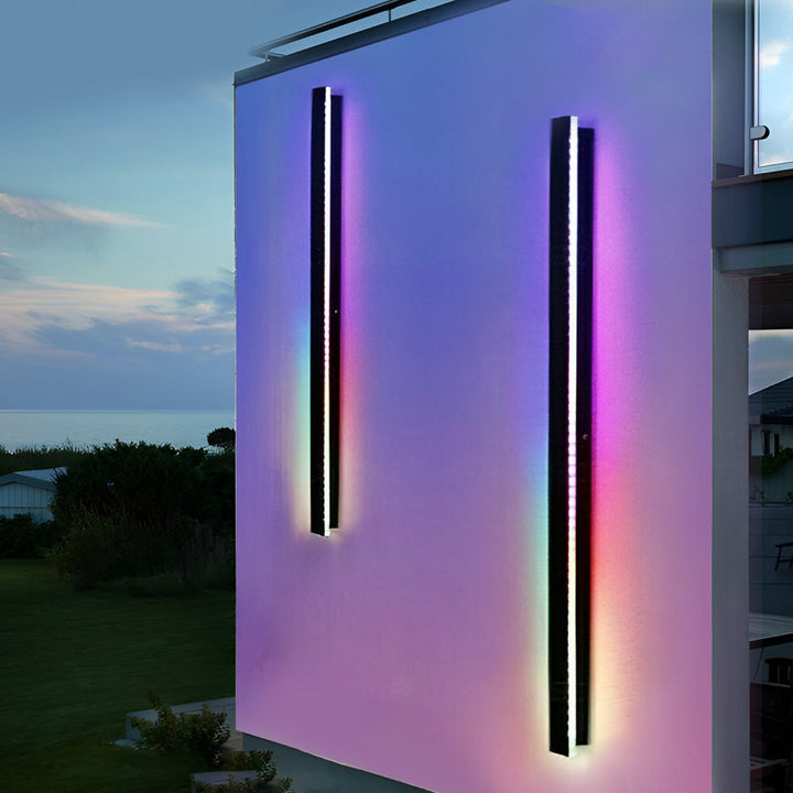 BowLift | Modern Black LED Wall Lighting for Garden and Terrace