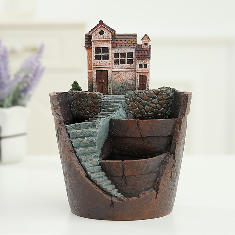 BowLift | Succulent decorative flower pot for mini garden – Bonsai planting pot for micro landscape and garden