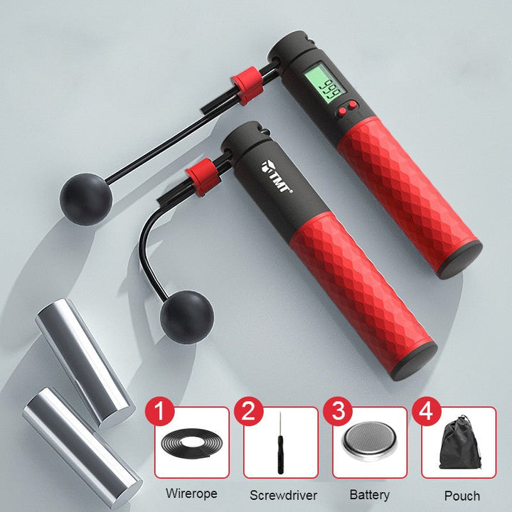 BowLift | 2-in-1 Weighted Smart Digital Jump Rope with Dual-rope Configuration, for Easy Full-body Workout
