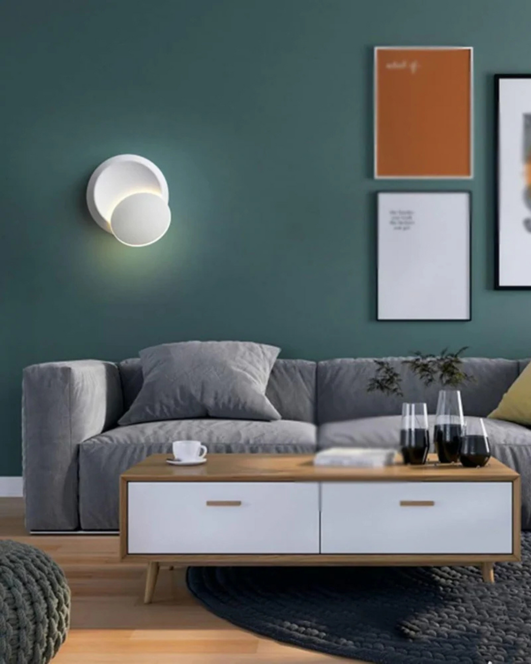BowLift | Modern Wall Lamp with Halo Light Circle Ambient Lighting