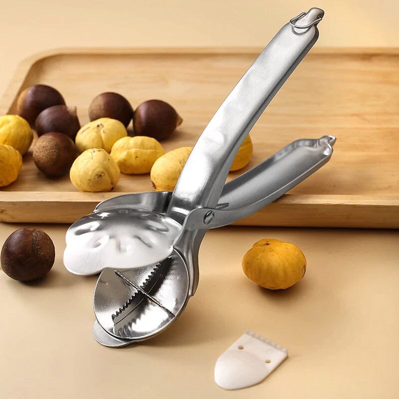 BowLift | Stainless Steel Nut Chestnut Bowl Opener