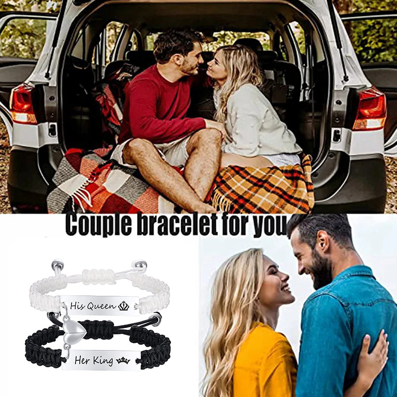 BowLift | Magnetic Couple Braided Bracelets