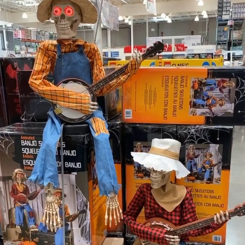 Animated Duel Banjo Skeletons S DrôLes | Bowlift
