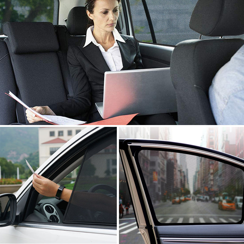 Magnetic holder for car window shade dispenser | Bowlift
