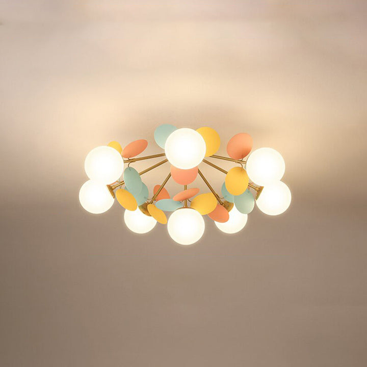 BowLift | Flower Branch Chandelier Living Room