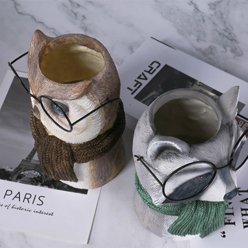 Resin Animal Flower Pot | Bowlift