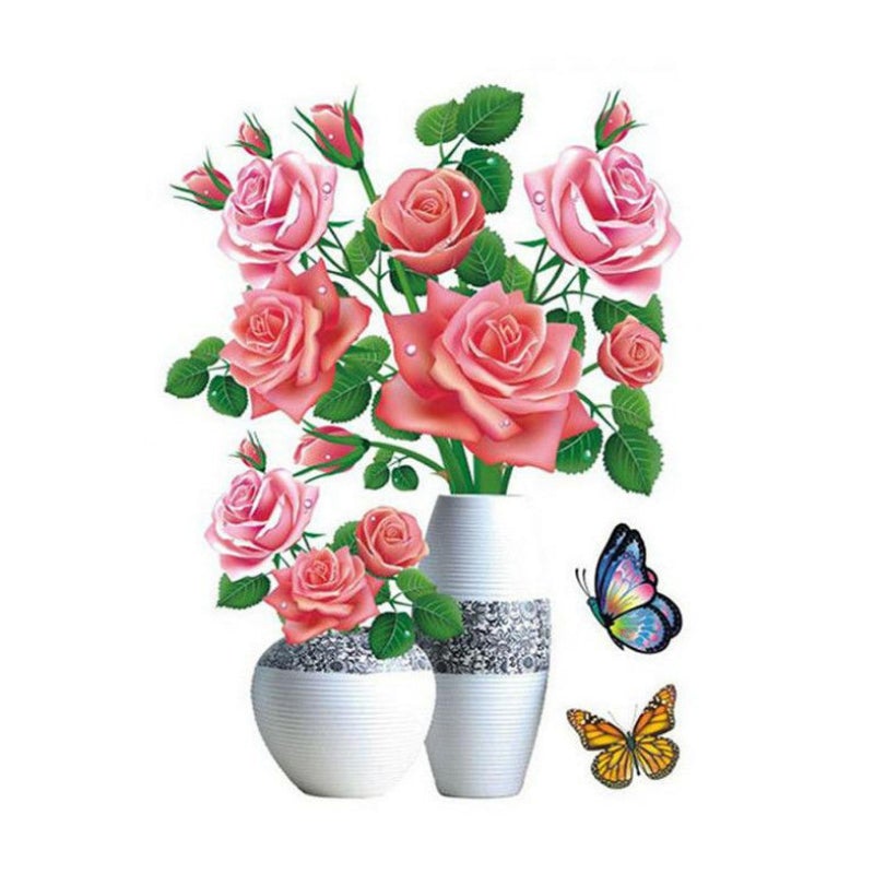 DIY Plant Vase 3D Stereo Stickers Self-Adhesive | Bowlift