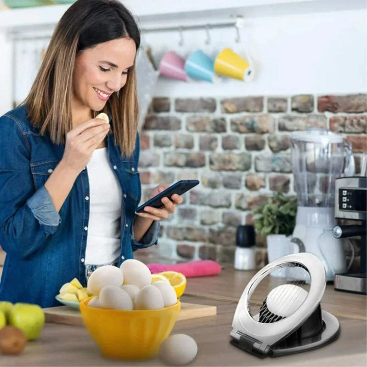 BowLift | Stainless Steel 3-in-1 Egg Slicer