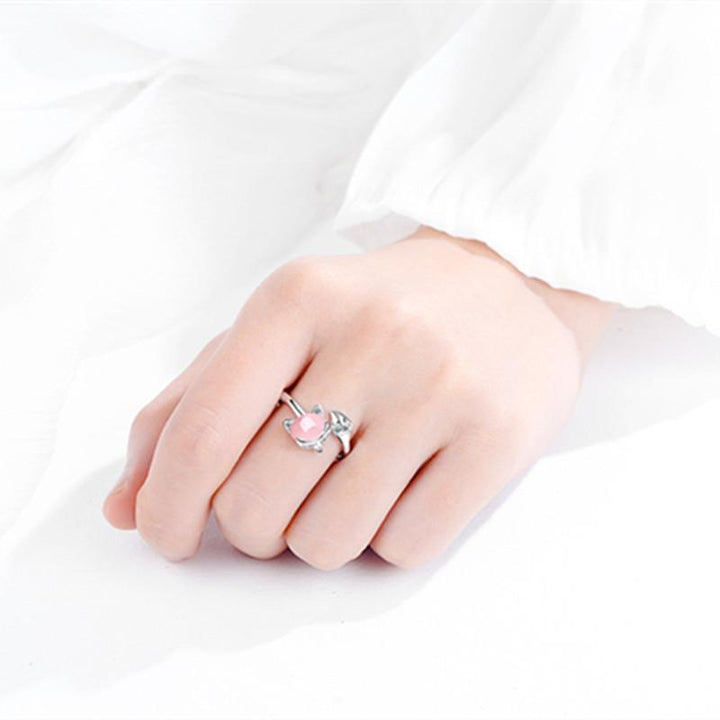 BowLift | Rhinestone Fox Ring