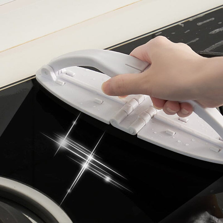 Foldable cooktop cleaner Bowlift