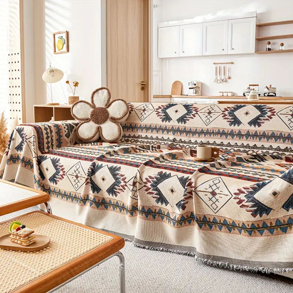 BowLift | Tribal Weave Sofa Cover