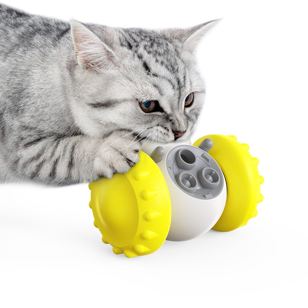 Wobble Food Car – Balance & Slow Feeder Toy for Dogs & Cats