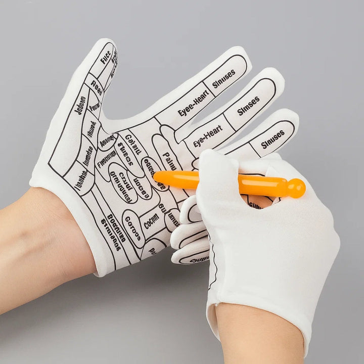 Hand Pain Relief – Boost Circulation – Elastic Non‑Slip Fit – Acupressure Massage Therapy for Sore Hands at Home Bowlift
