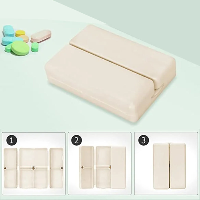 BowLift | Portable Magnetic Pill Box with 7 Compartments