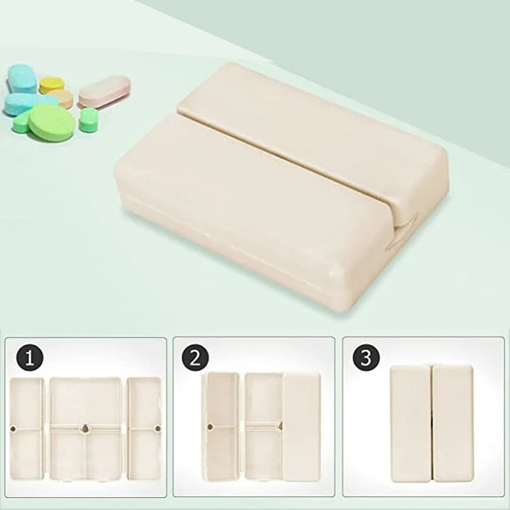 BowLift | Portable Magnetic Pill Box with 7 Compartments