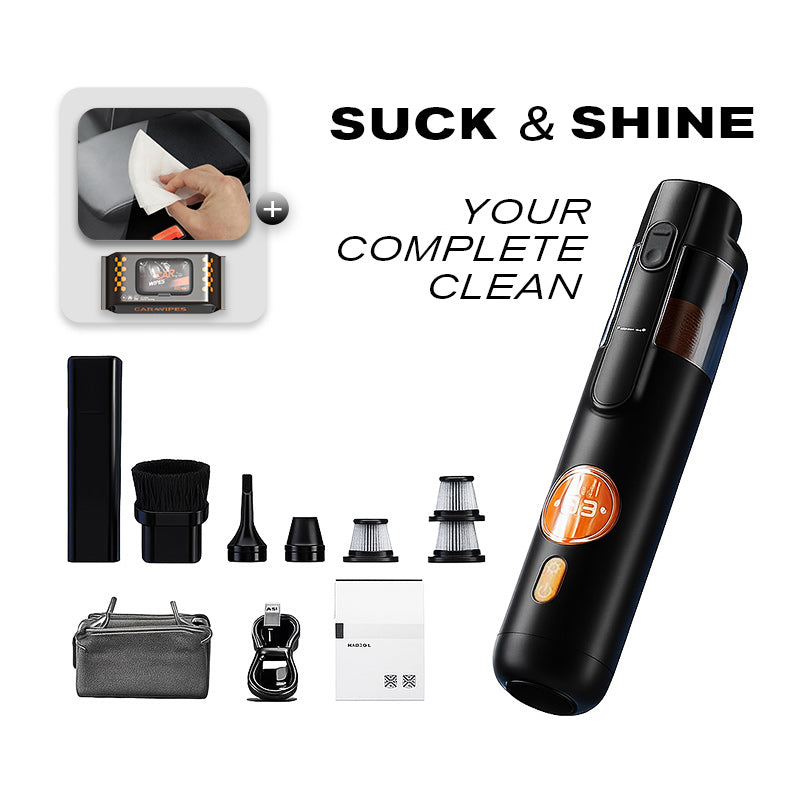 BowLift | SwiftClean Handheld Vacuum | Effortless cleaning with 5 versatile accessories