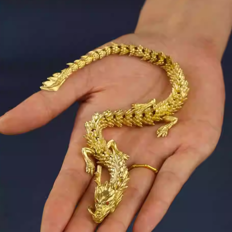 BowLift | Golden Dragon with movable joints