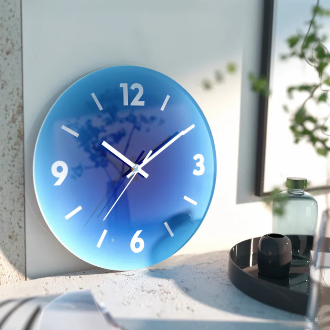 BowLift | Design Glass Wall Clock