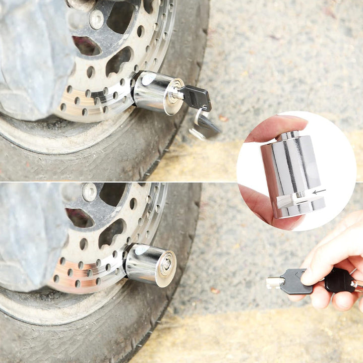 Anti-theft wheel disc lock with 2 keys | Bowlift