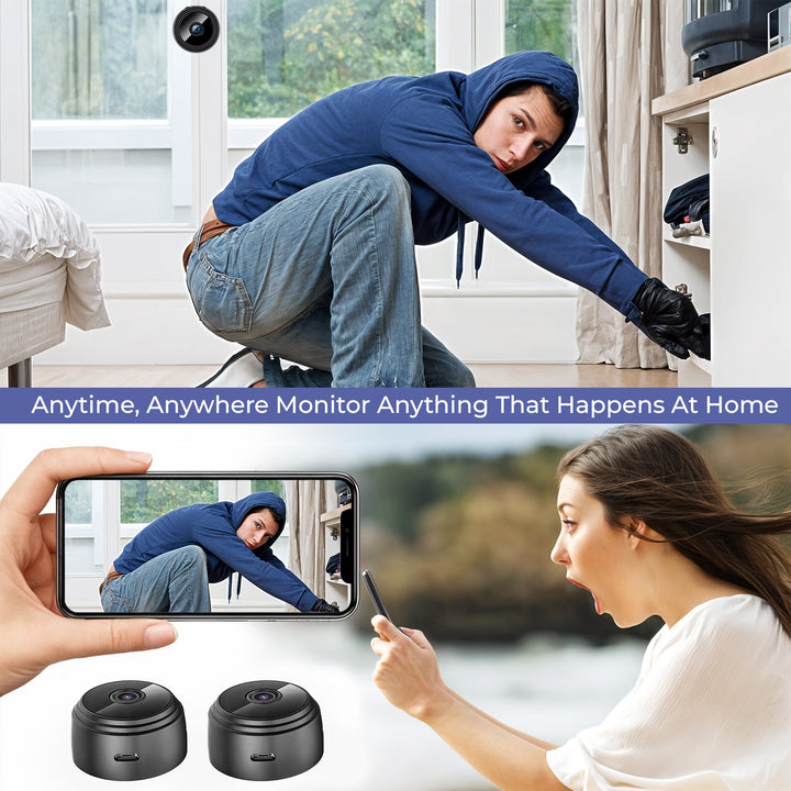 Wireless Indoor Security Camera Pro - Protect Your Family from Robberies and Burglaries Bowlift