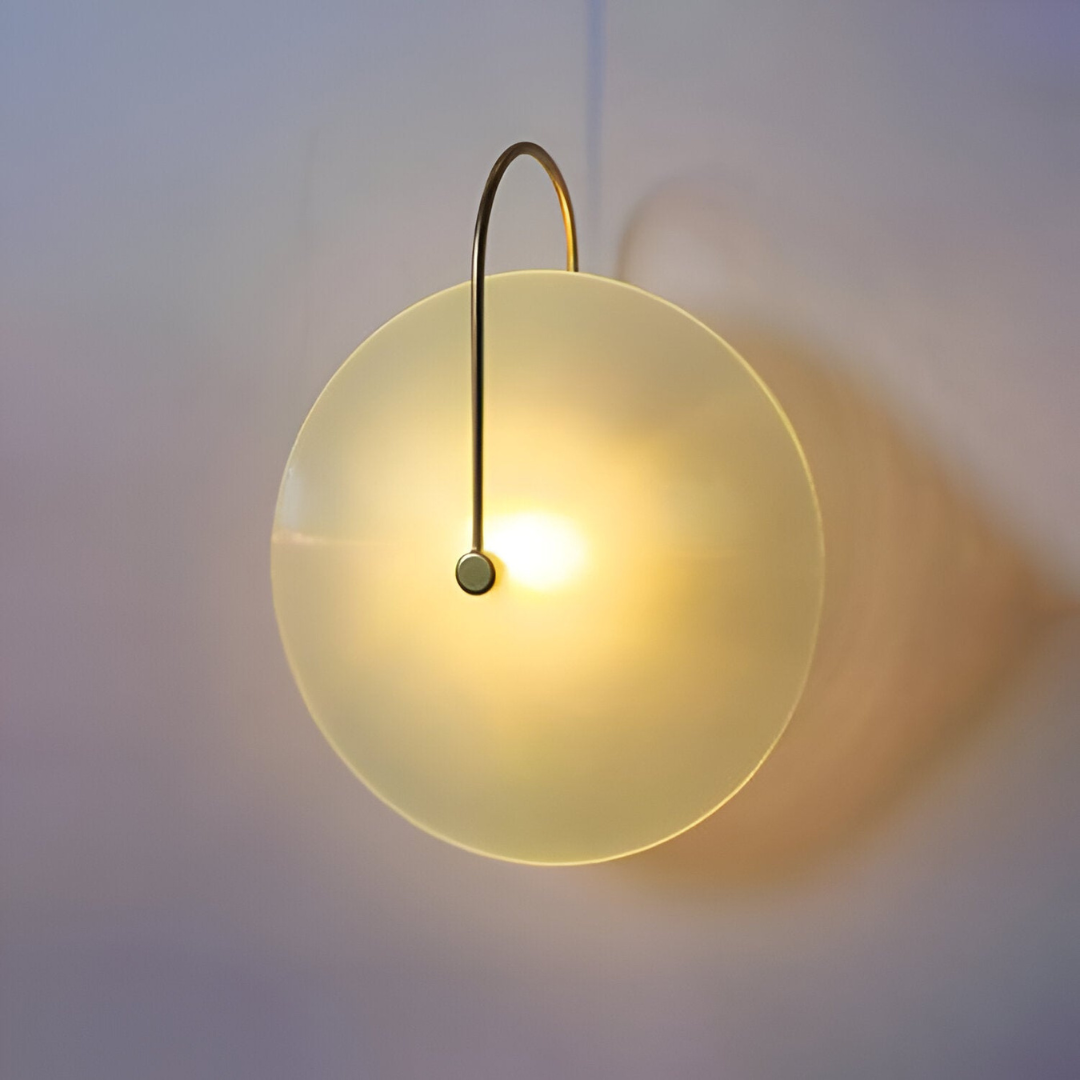 BowLift | Scandinavian Round Glass Wall Lamp