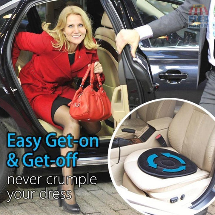 BowLift | Rotaseat 360° Rotatable Seat Cushion | Ergonomic & Non-Slip | For Car, Office & Home | Back-Friendly & Comfortable