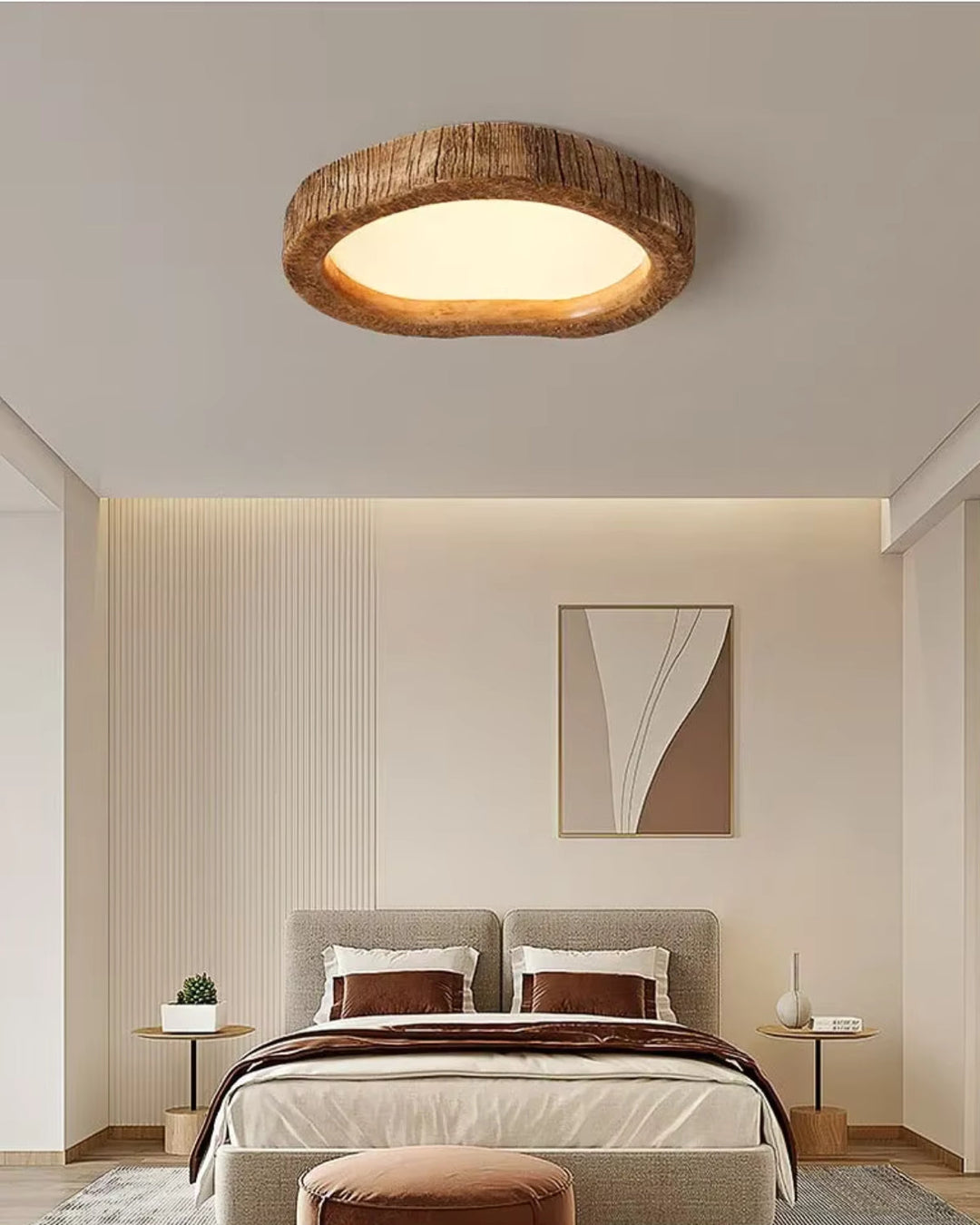 BowLift | Minimalist Wooden Lamp in Japandi Style with Glow Effect