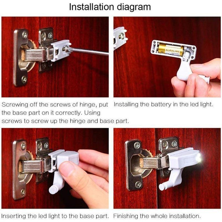 Smart Sensor Wardrobe LED Light (10 PIECES) Bowlift
