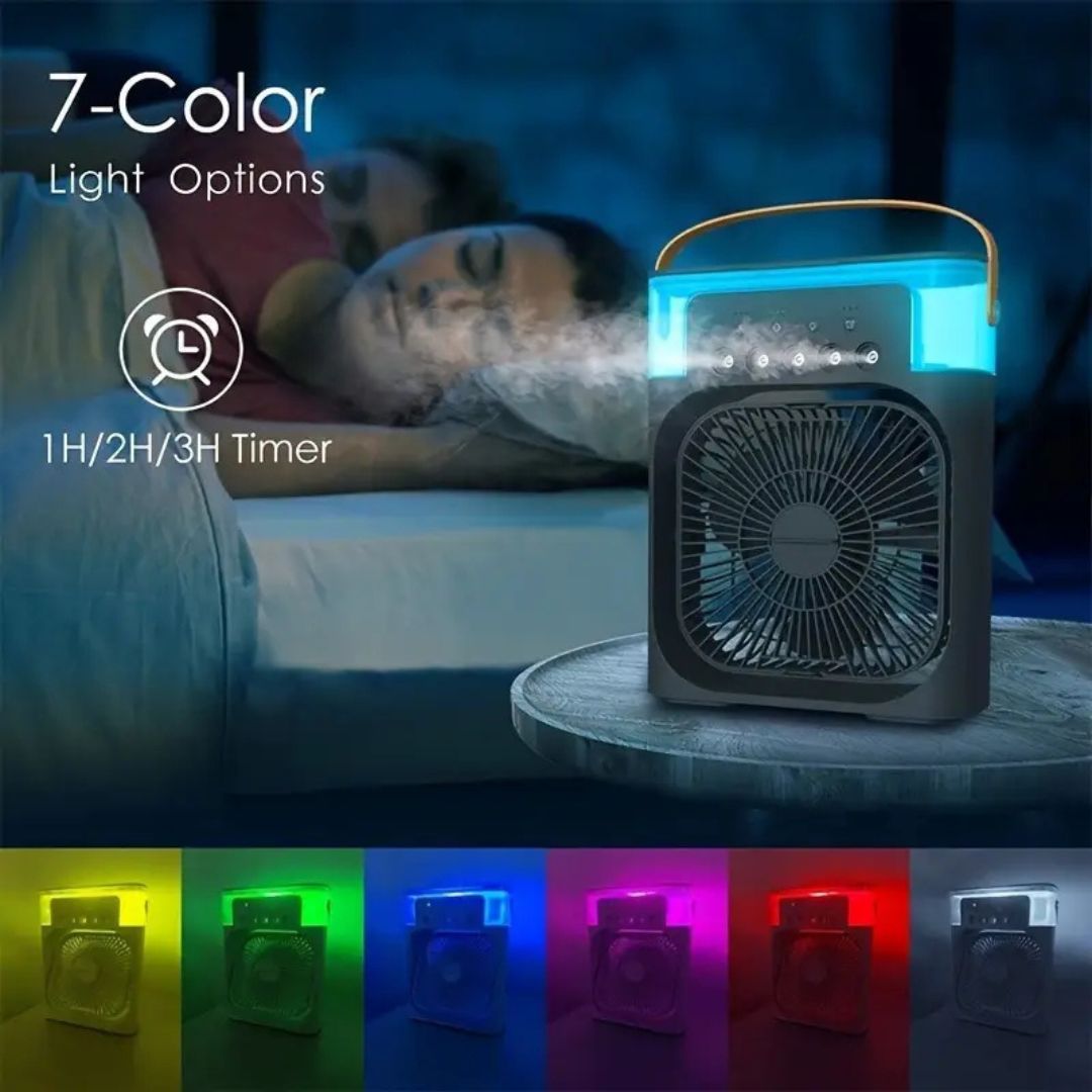 3-in-1 Air Cooler Humidifier | Portable, Adjustable Fan Speeds & Ideal for Bedrooms, Offices & Small Spaces | Bowlift