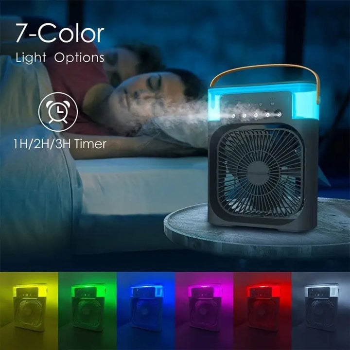 3-in-1 Air Cooler Humidifier | Portable, Adjustable Fan Speeds & Ideal for Bedrooms, Offices & Small Spaces | Bowlift