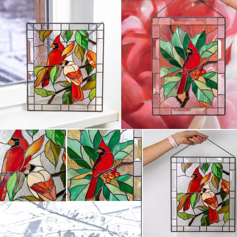 BowLift | Rectangular Bird Pendant Window Decoration