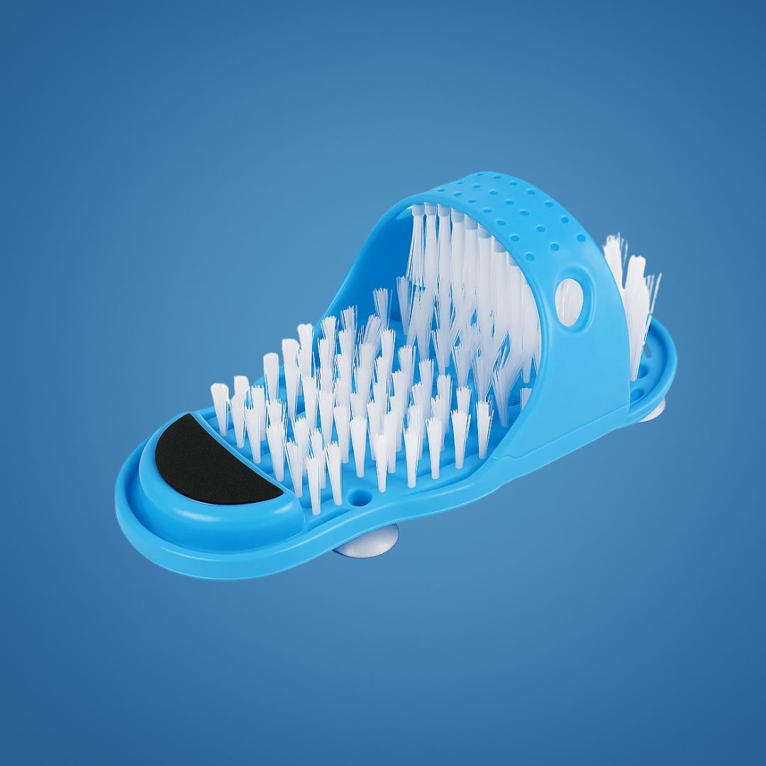 No-Bend Deep Clean Foot Massage – Suction-Cup Anti-Slip Design – Relieves Aches & Softens Skin Bowlift