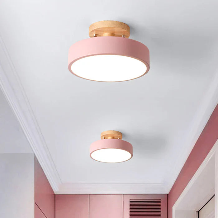 Scandinavian LED Ceiling Lamp - NordWood | Bowlift