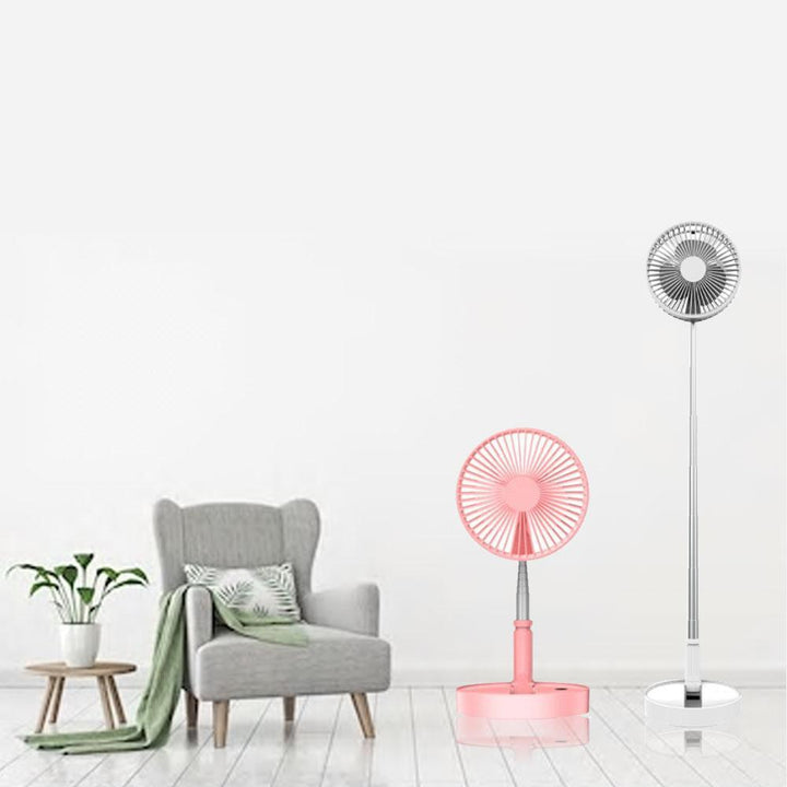 Telescope collapsible USB charging fan | Bowlift