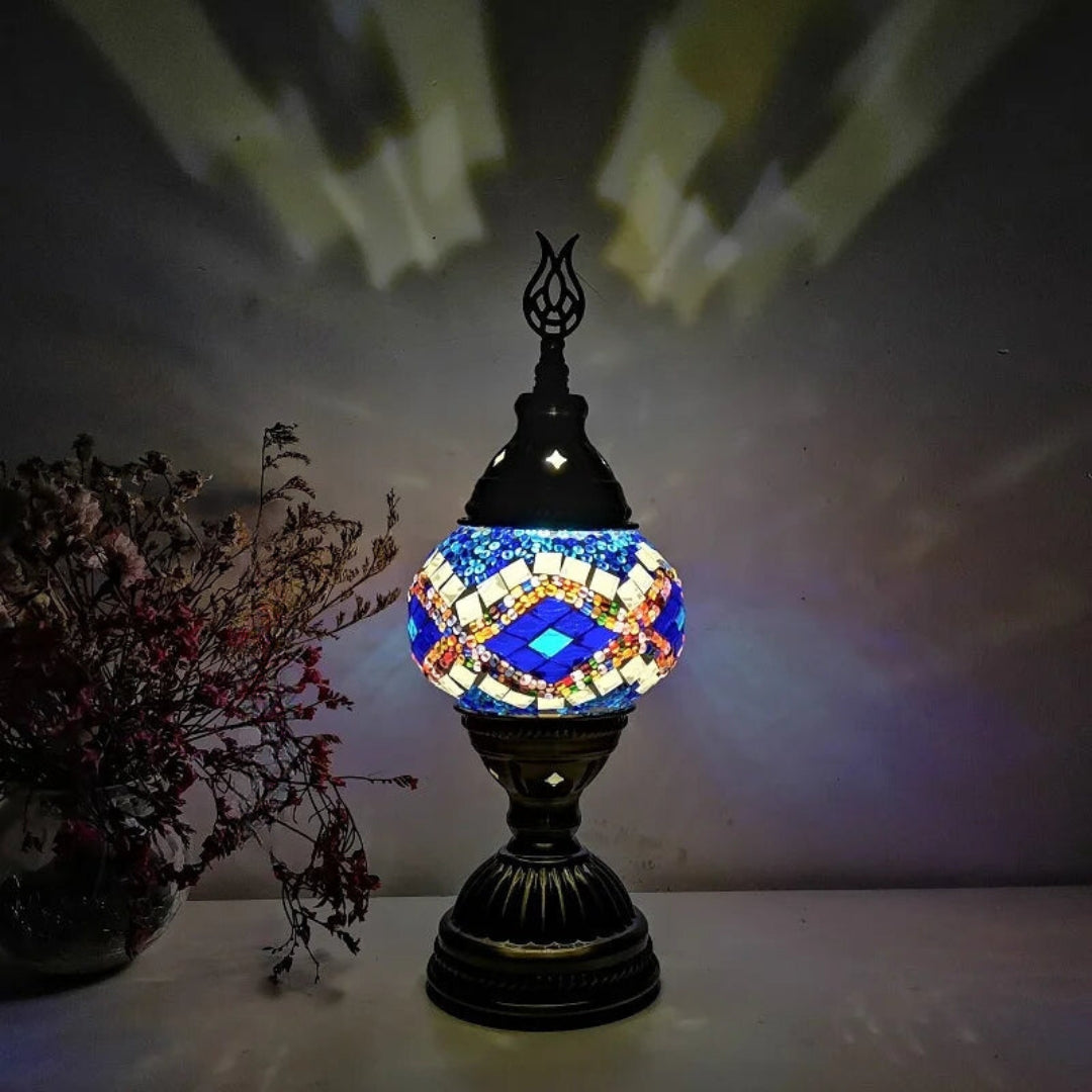 Mosaic Colorful Pattern Table Lamp Bowlift