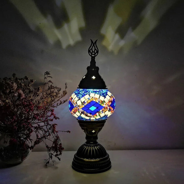 Mosaic Colorful Pattern Table Lamp Bowlift