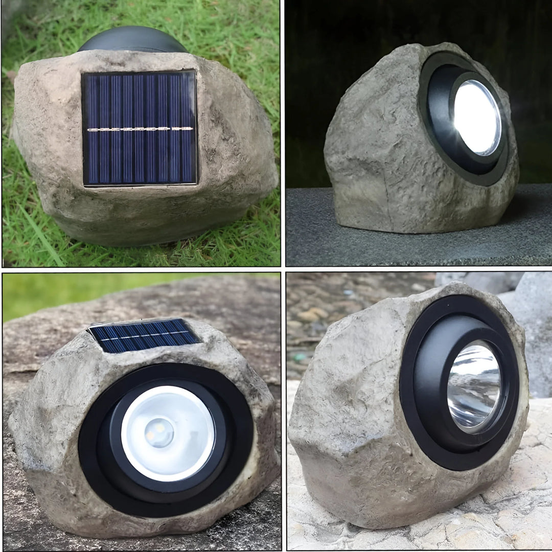 StoneGlow – Solar Rock Garden Light