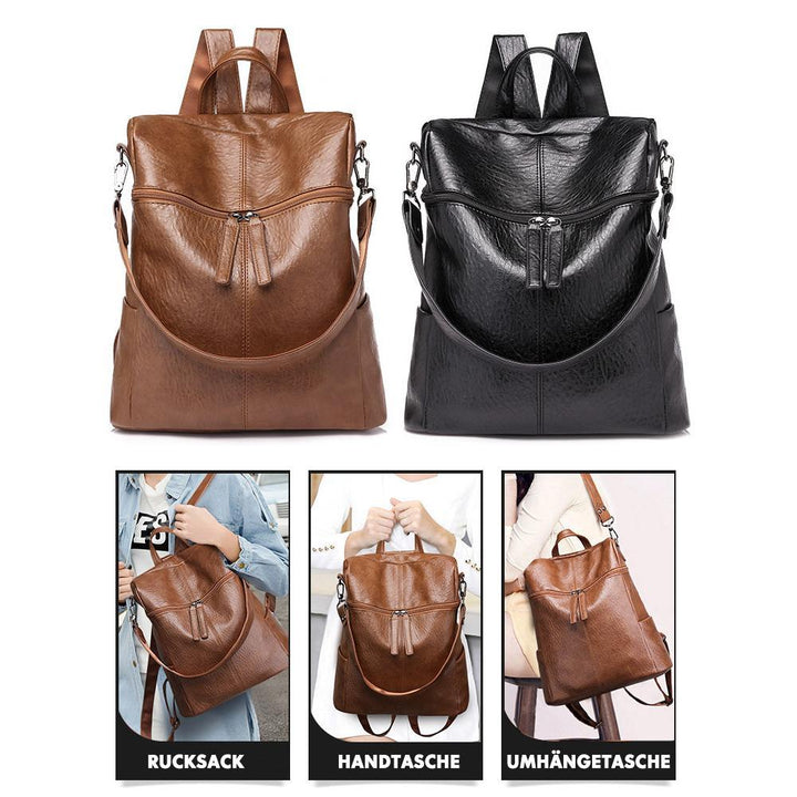 Backpack with large capacity - Full leather