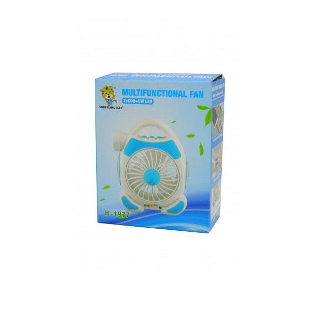 Rechargeable Desktop Fan With Light | Bowlift