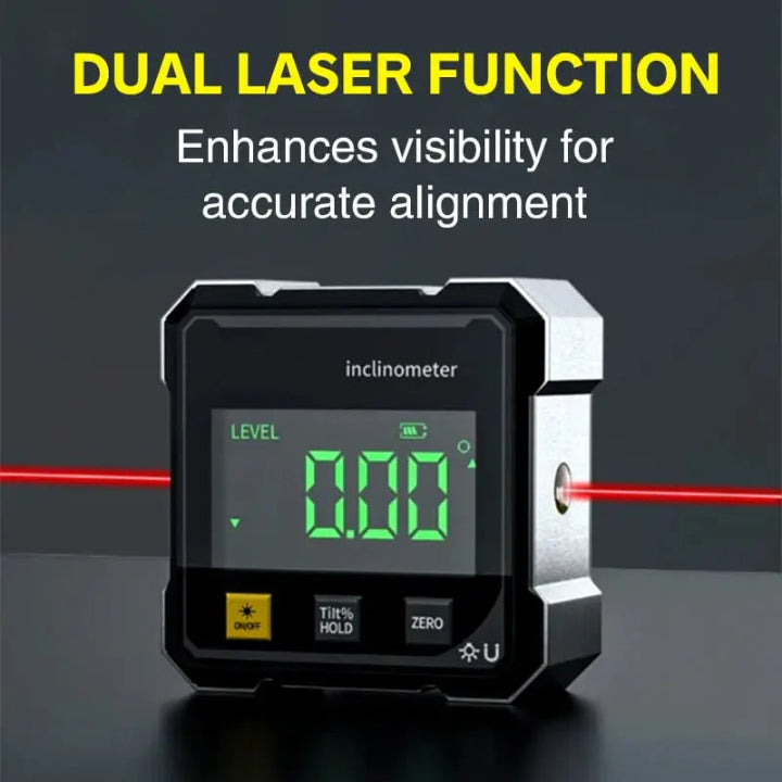 Precision Angle Meter AnglePro – Magnetic Digital Laser Level | Bowlift