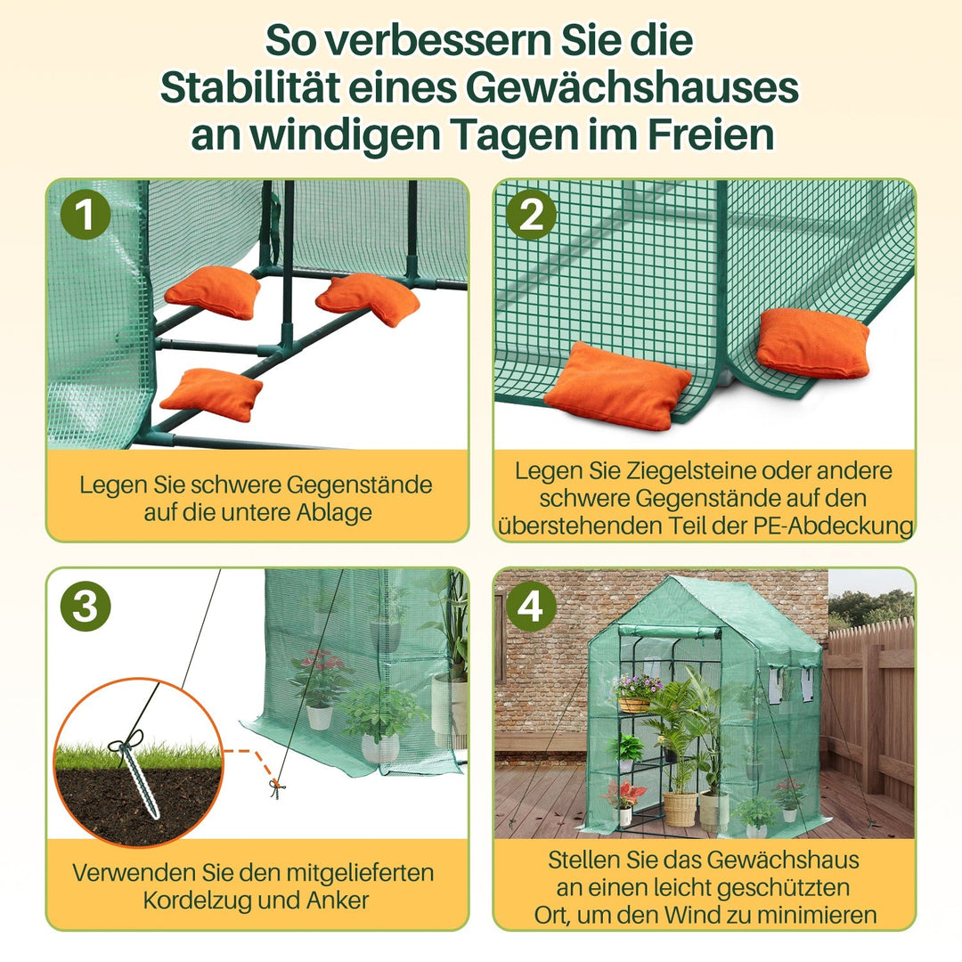 Greenhouse Film Greenhouse with Shelves | Bowlift