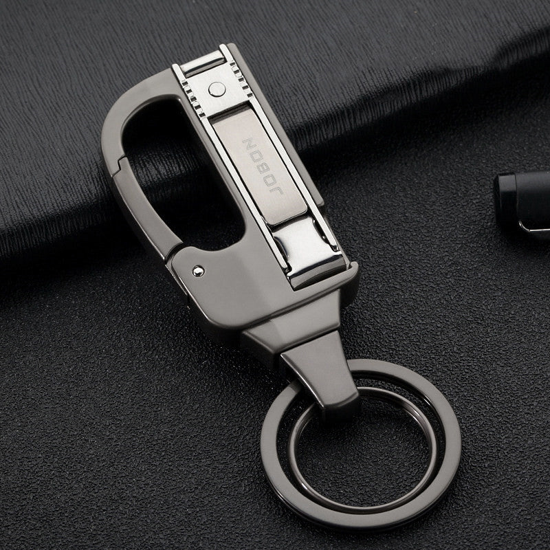 BowLift | 2-in-1 Useful & Durable Keychain with Built-in Nail Clipper