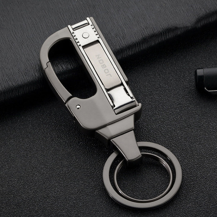 BowLift | 2-in-1 Useful & Durable Keychain with Built-in Nail Clipper