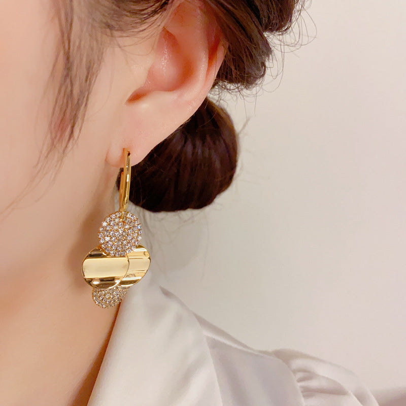 BowLift | Crystal Radiance Round Tassel Earrings